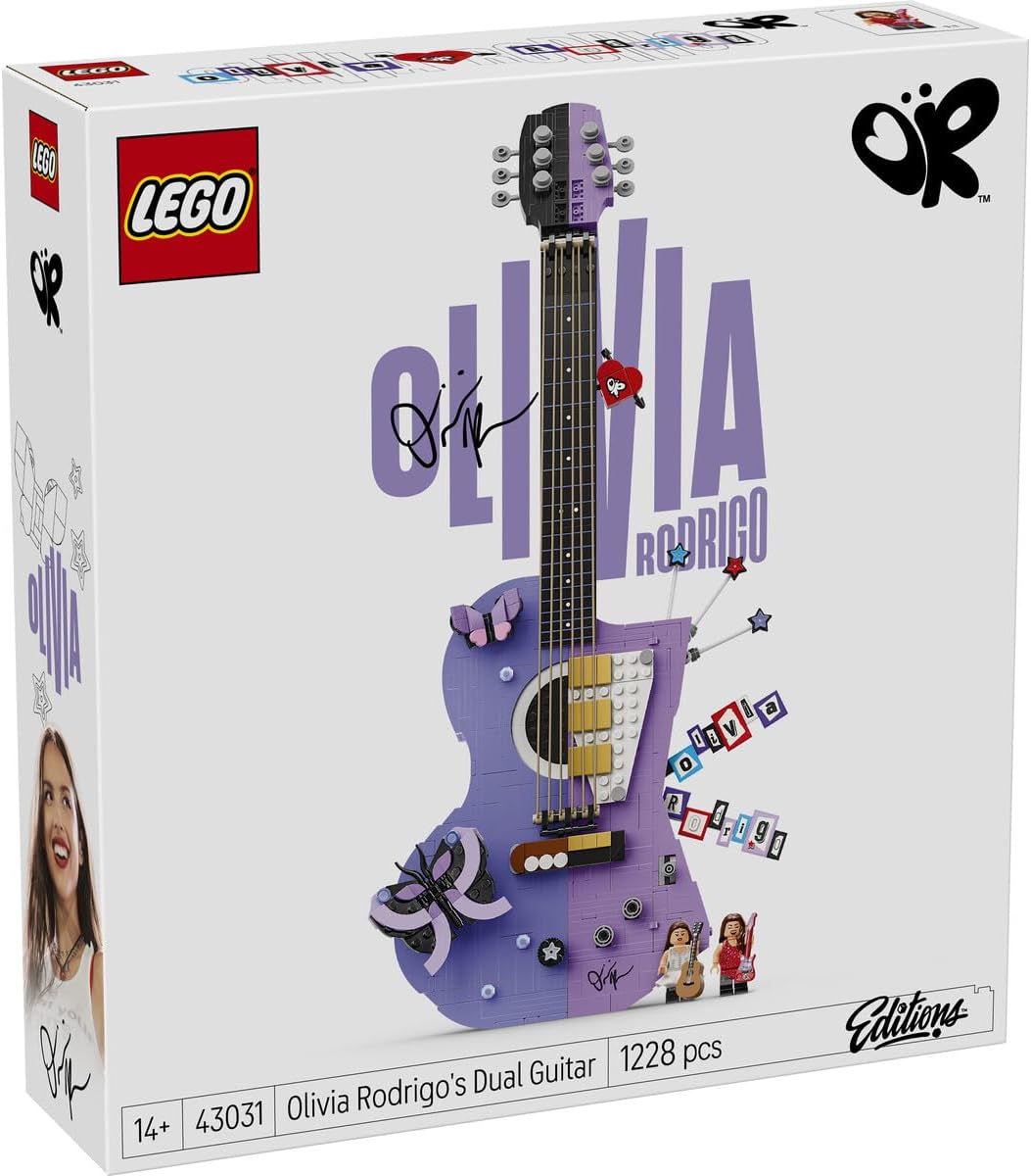 LEGO 43031 EDITION OLIVIA RODRIGO JUGUETE DE GUITARRA DUAL BLOQUES DE REGALO DE CUMPLEAÑOS NIÑOS NIÑAS 14 15 16 ESCUELA - 1