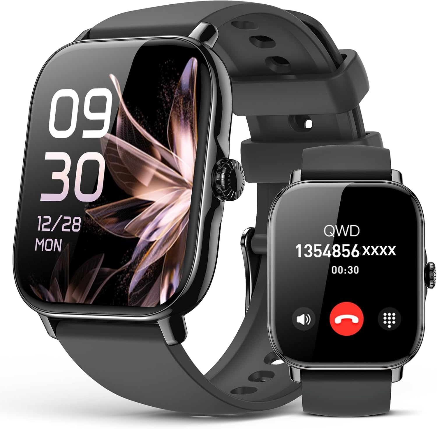 RELOJ INTELIGENTE PARA MUJERES Y HOMBRES, CONTADOR DE ACTIVIDAD/MODO DEPORTIVO, RESISTENTE AL AGUA IP68, 2025, IP68, - 1