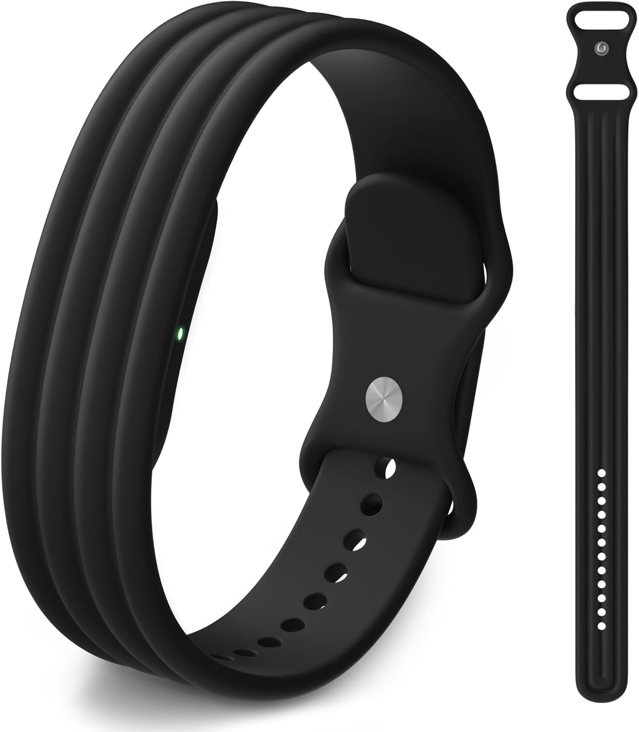 COMPATIBLE WITH GOOGLE FITBIT AIR ACTIVE BAND SILICONE SOFT SPORT STRAP - 1