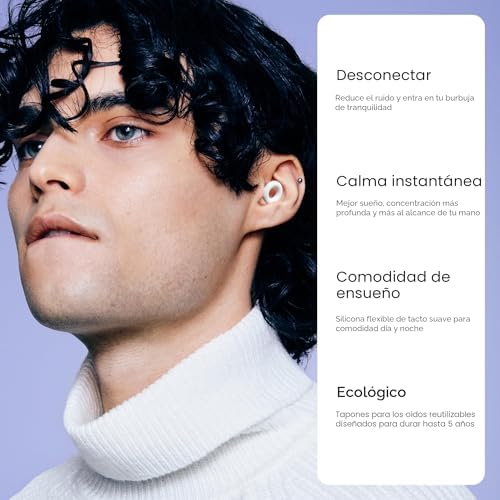 LOOP QUIET 2 TAPONES PARA LOS OÍDOS, PROTECCIÓN AUDITIVA REUTILIZABLE ULTRA - 7