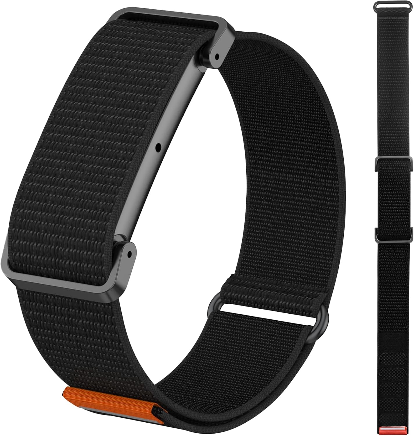 CORREA DEPORTIVA DE NAILON COMPATIBLE CON GOOGLE FITBIT AIR, CORREA DE REPUESTO AJUSTABLE DE GANCHO Y BUCLE CON FUNDA - 1