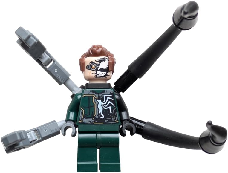 LEGO SUPERHÉROES: MINIFIGURA VENOMIZADA DOC OCK CON BRAZOS - 2