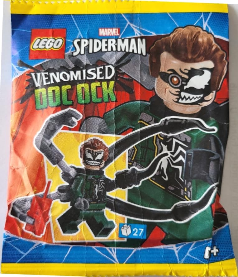 LEGO SUPERHÉROES: MINIFIGURA VENOMIZADA DOC OCK CON BRAZOS - 3