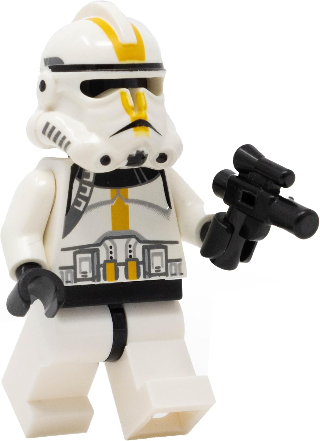 LEGO STAR WARS: MINIFIGURA AMARILLA EP 3 CLONE TROOPER FASE 2 CON BLASTER - 1