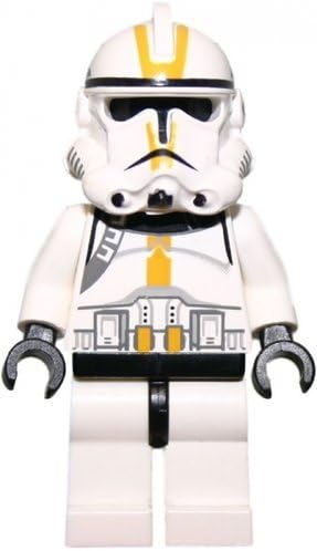 LEGO STAR WARS: MINIFIGURA AMARILLA EP 3 CLONE TROOPER FASE 2 CON BLASTER - 5