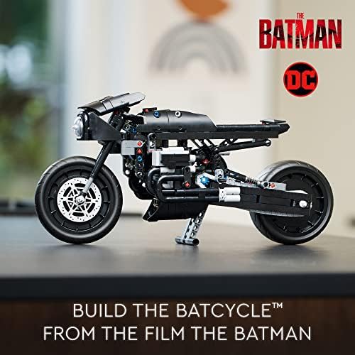 LEGO TECHNIC THE BATMAN SET DE BATCYCLE 42155, MOTOCICLETA DE JUGUETE COLECCIONABLE, KIT DE CONSTRUCCIÓN DE MODELO A ESCALA - 7
