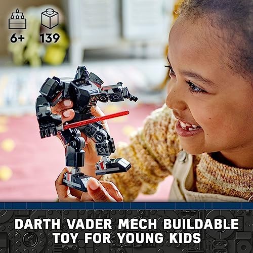 LEGO STAR WARS DARTH VADER MECH 75368 FIGURA DE ACCIÓN DE STAR WARS CONSTRUIBLE, ESTE JUGUETE COLECCIONABLE DE STAR WARS - 7