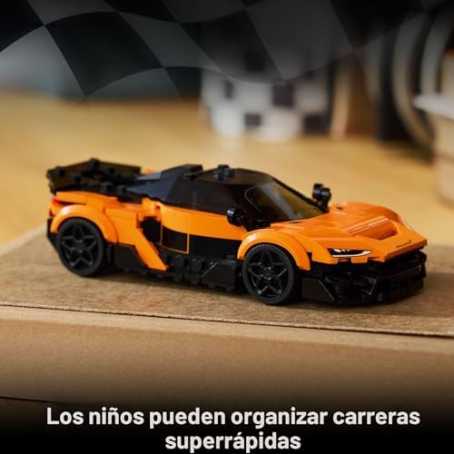 LEGO SPEED CHAMPIONS MCLAREN W1 - JUGUETE DE AUTO DE CARRERAS PARA NIÑOS Y NIÑAS, A PARTIR DE 9 AÑOS, JUEGO DE CONSTRUCCIÓN - 7
