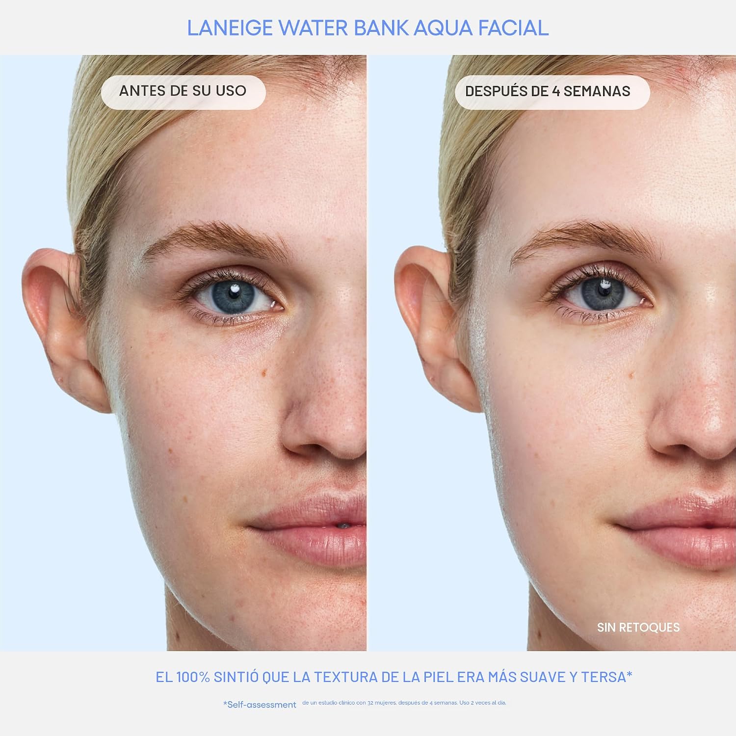 SUERO FACIAL LANEIGE WATER BANK AQUA SUERO EXFOLIANTE E HIDRATANTE DE K-BEAUTY EXFOLIACIÓN SUAVE AHA BHA PHA IMPULSO - 2