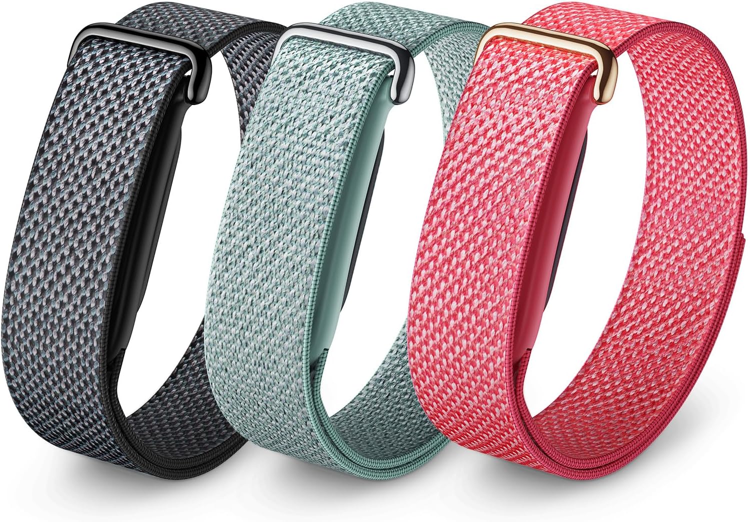 GOTON PAQUETE DE 3 BANDAS DE NAILON COMPATIBLES CON GOOGLE FITBIT AIR - 1