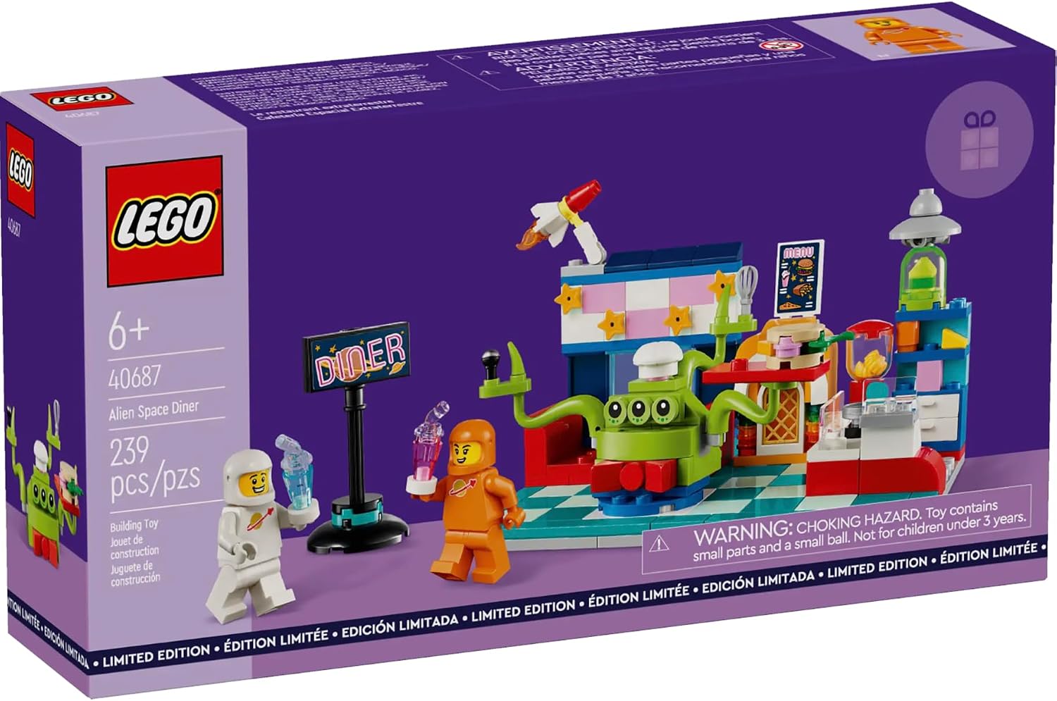 LEGO ALIEN SPACE DINER 40687 - EDICIÓN LIMITADA - 1