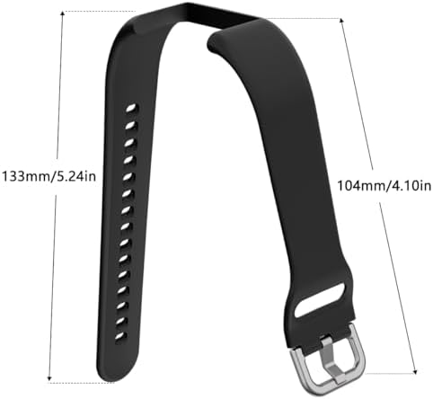 FITVII CORREA DE RELOJ DE SILICONA, COMPATIBLE CON LOOKI-MINI RASTREADOR DE ACTIVIDAD FÍSICA CON PANTALLA DE 1.01 PULGADAS, - 6