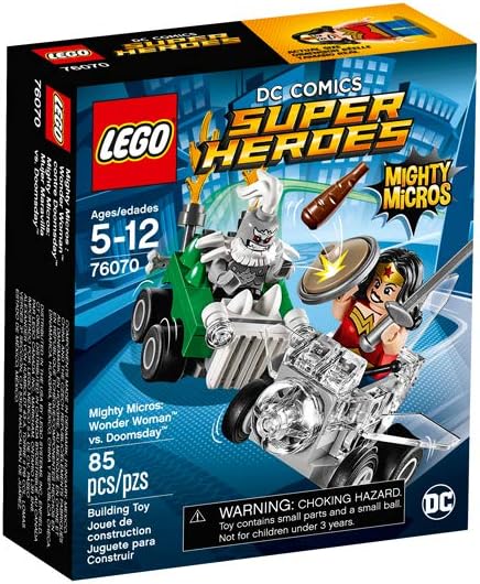 LEGO SÚPERHEROES MIGHTY MICROS: WONDER WOMAN VERSUS DOOMSDAY 76070 JUEGO DE CONSTRUCCIÓN. - 1