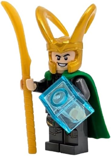 LEGO SUPERHÉROES: MINIFIGURA LOKI CON PERSONAL Y TESSARACT - 2