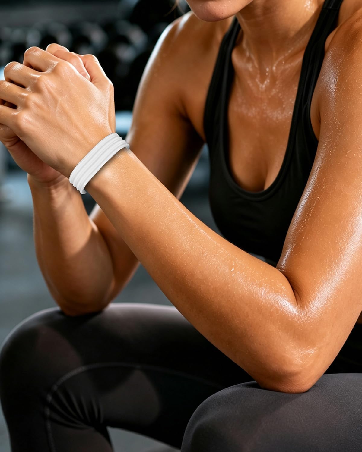 CORREA DEPORTIVA DE SILICONA SUAVE PARA FITBIT AIR, CORREA DE REPUESTO AJUSTABLE - 7