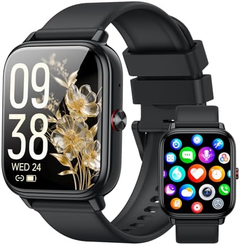 RELOJ INTELIGENTE PARA HOMBRES Y MUJERES, RASTREADOR DE FITNESS CONTESTAR/HACER LLAMADAS , BATERÍA DE 1000 MAH, MÁS DE 120 - 7