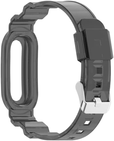 BUCLE TRANSPARENTE DE REPUESTO COMPATIBLE CON GOOGLE FITBIT AIR, TPU IMPERMEABLE, BANDAS DE RASTREADOR DE FITNESS AJUSTABLES - 7