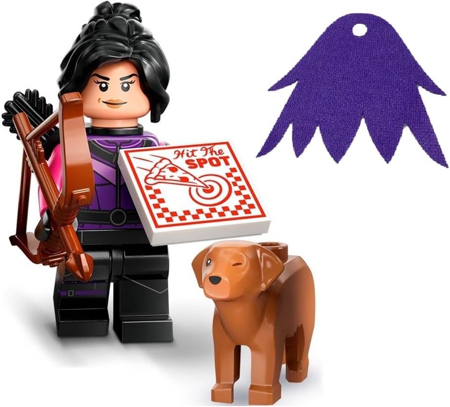 LEGO MARVEL SERIES 2 MINIFIGURE: KATE BISHOP CON CAPA DE MALÉFICA PÚRPURA - SUPERHÉROES 71039 - 2