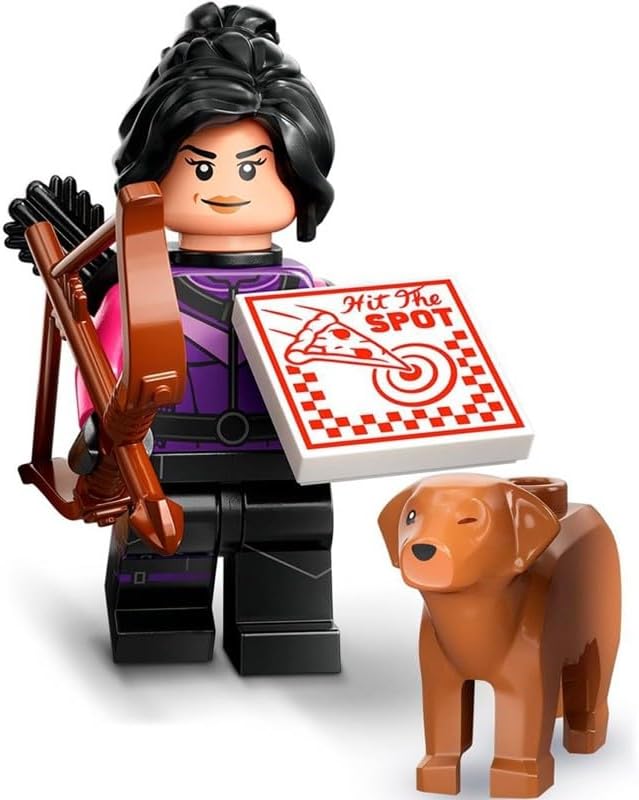 LEGO MARVEL SERIES 2 MINIFIGURE: KATE BISHOP CON CAPA DE MALÉFICA PÚRPURA - SUPERHÉROES 71039 - 3