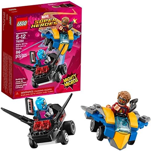 LEGO MARVEL SUPER HEROES MIGHTY MICROS: STAR-LORD VS NEBULA 76090 KIT DE CONSTRUCCIÓN 86 PIEZAS - 6
