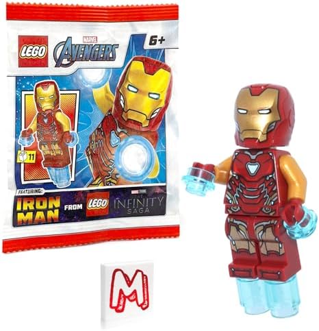 LEGO MARVEL SUPER HEROES AVENGERS ENDGAME MINIFIGURA - IRON MAN MARK 85 ARMOR CON BLASTERS 76131 - 7