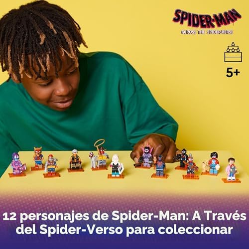 LEGO MINIFIGURES SPIDER-MAN: ACROSS THE SPIDER-VERSE PAQUETE DE 6 - JUGUETES DE SPIDER-MAN PARA NIÑOS Y NIÑAS, EDADES 5 - - 7
