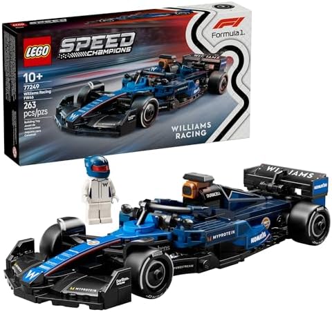 LEGO SPEED CHAMPIONS WILLIAMS RACING FW46 F1 - JUEGO DE CONSTRUCCIÓN PARA NIÑOS, NIÑOS Y NIÑAS, A PARTIR DE 10 AÑOS, AUTO - 7