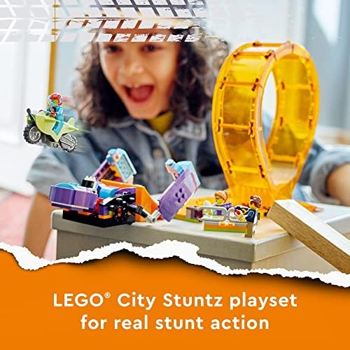 LEGO CITY STUNTZ SMASHING CHIMPANCÉ STUNT LOOP 60338 - JUEGO DE JUGUETES DE CONSTRUCCIÓN PARA NIÑOS, NIÑAS Y NIÑOS A PARTIR - 7