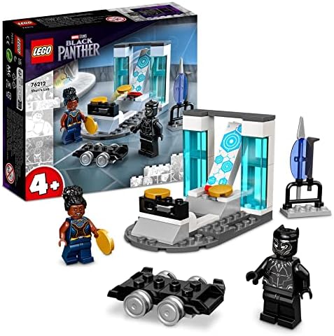 LEGO SUPER HEROES MARVEL SHURI S LAB 76212 KIT DE CONSTRUCCIÓN JUGUETE DE CONSTRUCCIÓN BLACK PANTHER PARA NIÑOS DE 4 AÑOS - 7
