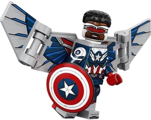 LEGO MARVEL SERIE 1: MINIFIGURA DEL CAPITÁN AMÉRICA HALCÓN 71031 - 1