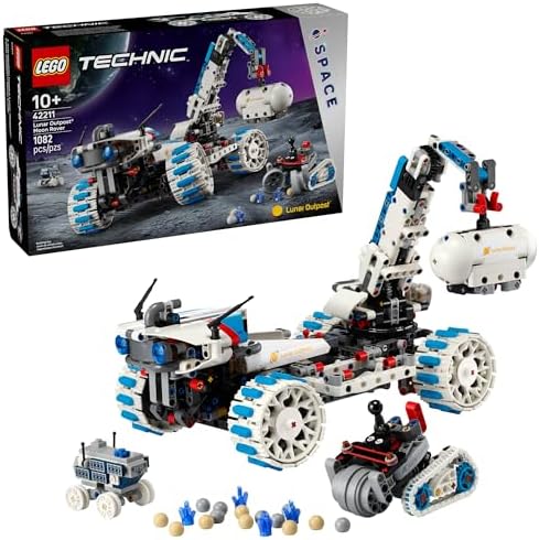 LEGO TECHNIC LUNAR OUTPOST MOON ROVER - JUGUETE DE CONSTRUCCIÓN DE VEHÍCULO ESPACIAL, EXPLORADOR TODO TERRENO PARA NIÑOS, - 7