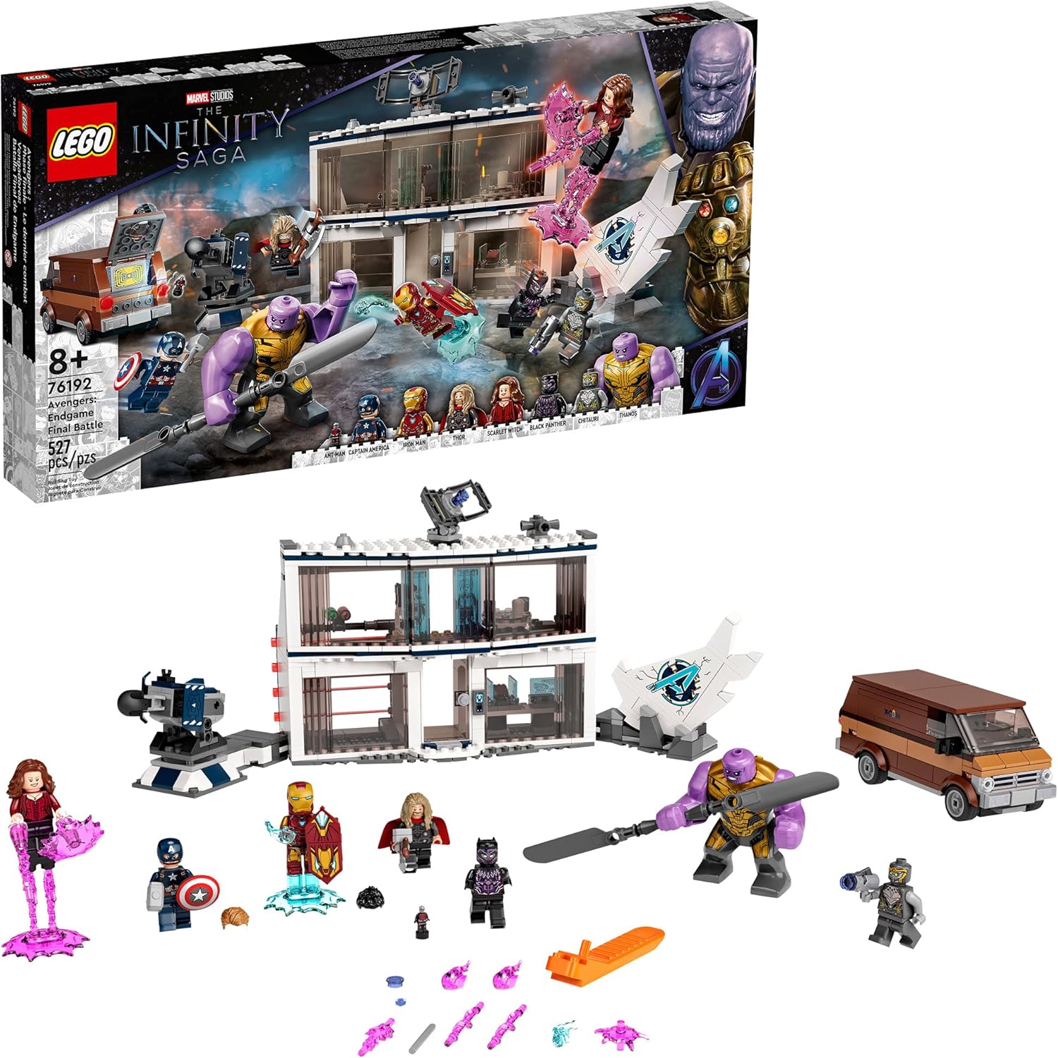 LEGO MARVEL VENGADORES: ENDGAME BATALLA FINAL 76192 KIT DE CONSTRUCCIÓN COLECCIONABLE ESCENA DE BATALLA EN EL COMPLEJO - 1