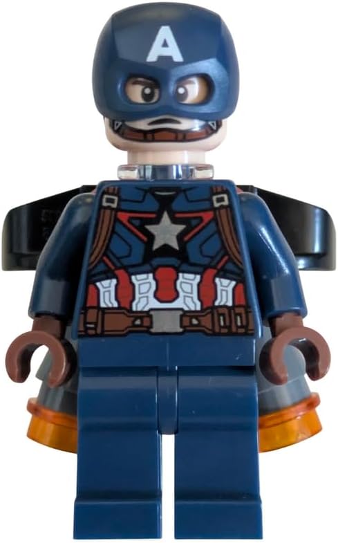 LEGO SUPERHÉROES: MINIFIGURA DEL CAPITÁN AMÉRICA CON ESCUDO Y JETPACK 6 - 2