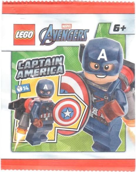 LEGO SUPERHÉROES: MINIFIGURA DEL CAPITÁN AMÉRICA CON ESCUDO Y JETPACK 6 - 3