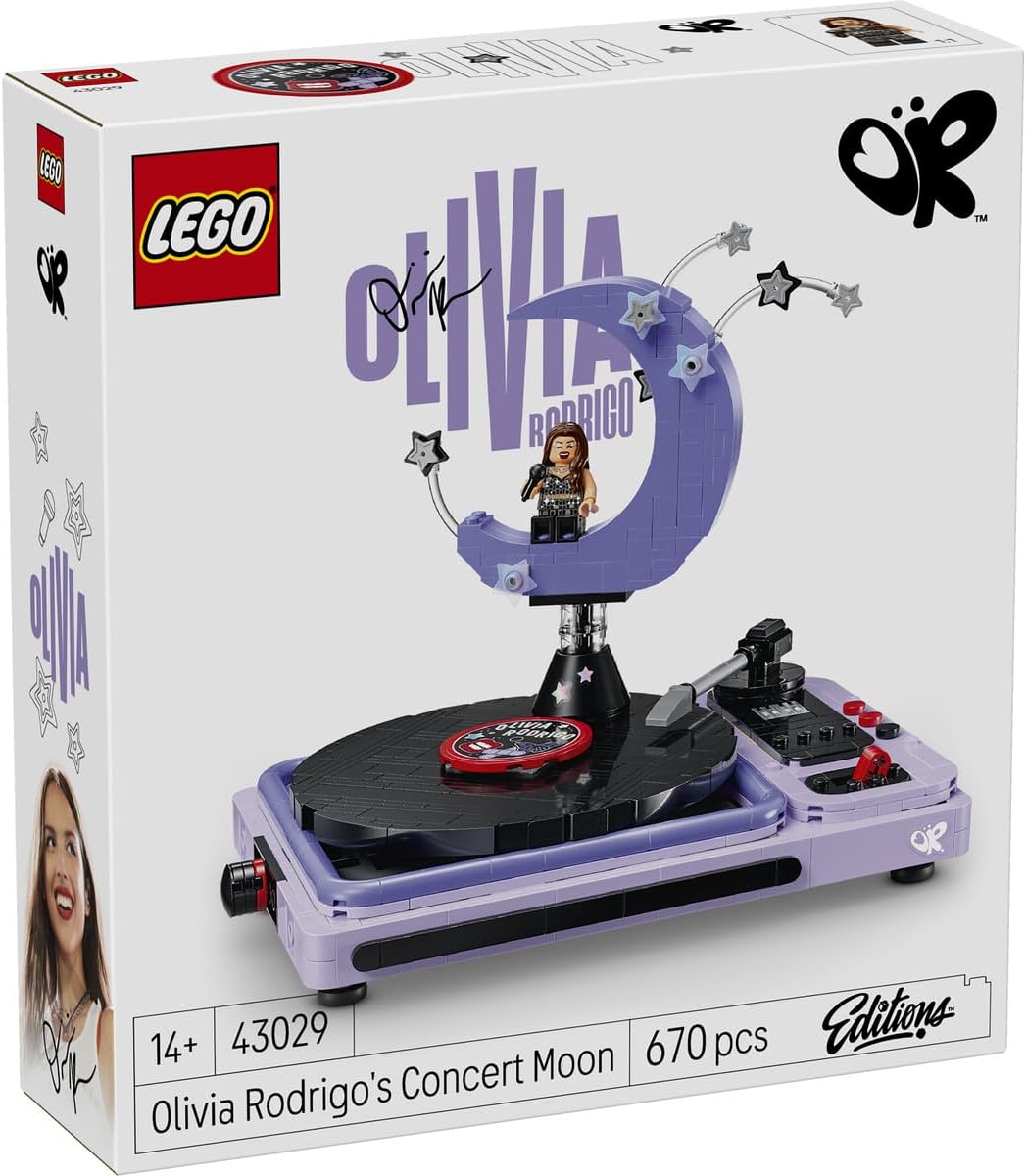 LEGO EDICIÓN 43029, CONCIERTO DE LUNA MEDIA LUNA DE OLIVIA RODRIGO, JUGUETE, CUMPLEAÑOS, PRESENTE, BLOQUES, NIÑOS, NIÑAS, - 1