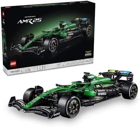 LEGO TECHNIC ASTON MARTIN ARAMCO AMR25 F1 CAR - JUEGO DE CONSTRUCCIÓN PARA ADULTOS, MAYORES DE 18 AÑOS - KIT DE MODELO - 7