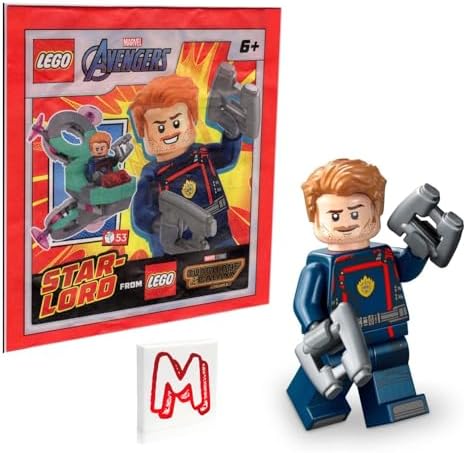 LEGO SUPER HEROES GUARDIANES DE LA GALAXIA VOL. 3 MINIFIGURA - STAR-LORD CON BLASTERS - 7