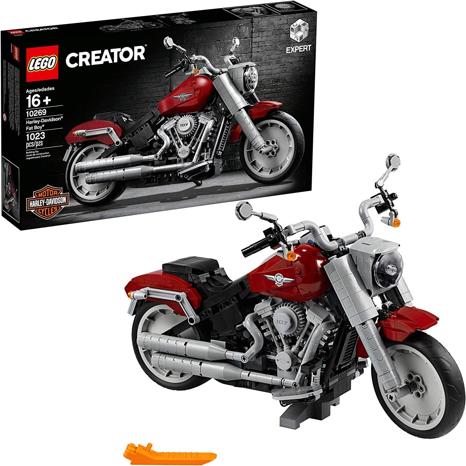 LEGO CREATOR EXPERT HARLEY-DAVIDSON FAT BOY 10269 KIT DE CONSTRUCCIÓN 1,023 PIEZAS - 1