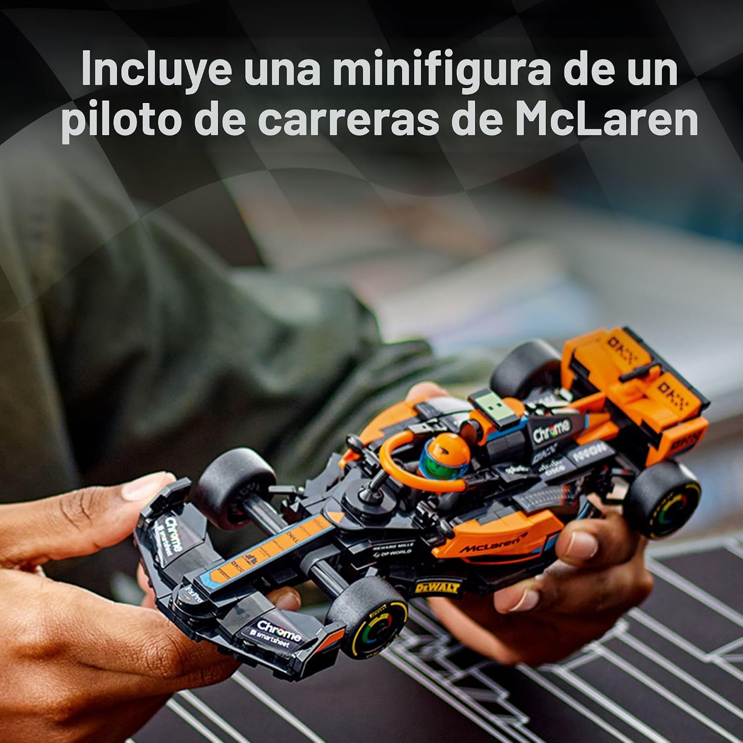 LEGO SPEED CHAMPIONS 2023 MCLAREN FÓRMULA 1 JUGUETE DE AUTO DE CARRERAS PARA JUGAR Y EXHIBIR, JUEGO DE JUGUETES MCLAREN - 7
