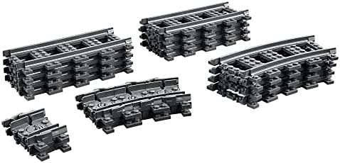 LEGO CITY TRACKS - JUEGO DE EXPANSIÓN DE VÍAS DE TREN - 20 PIEZAS ADICIONALES COMPATIBLES CON NUESTROS JUEGOS - 8 PISTAS - 5