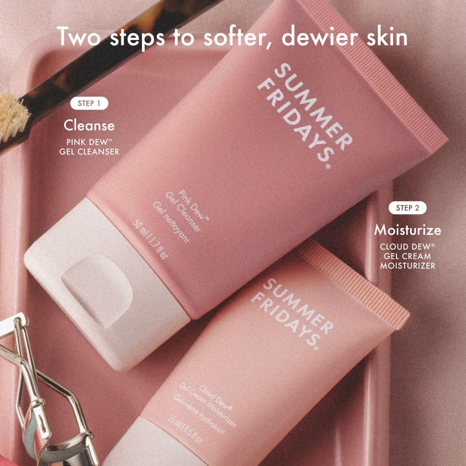 SUMMER FRIDAYS CLOUD DEW GEL CREMA HIDRATANTE - HIDRATANTE FACIAL LIGERO CON ÁCIDO HIALURÓNICO, AGUA DE COCO, EXTRACTO - 6