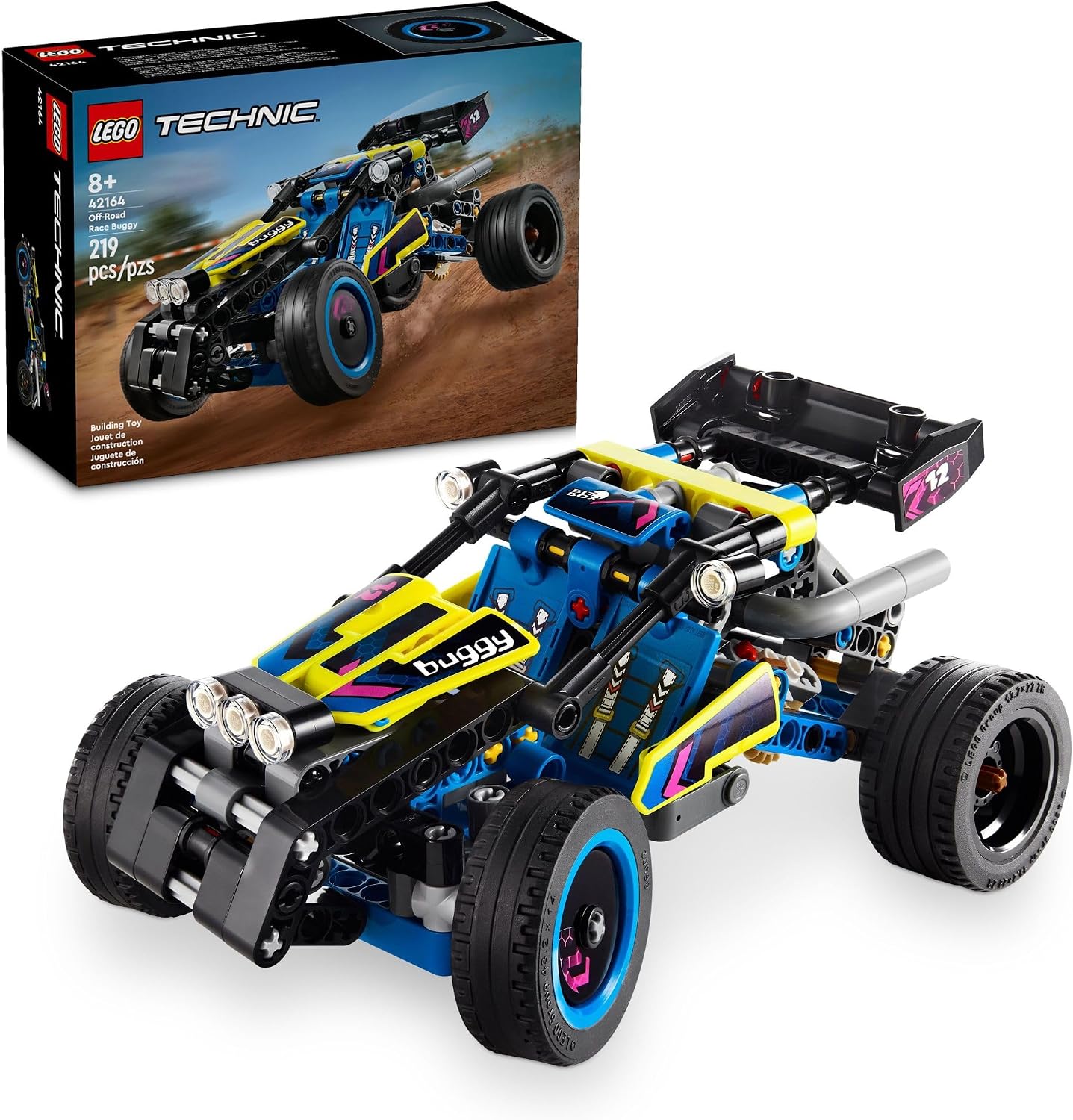 LEGO TECHNIC OFF-ROAD RACE BUGGY - COCHE DE JUGUETE PARA CONSTRUIR, JUGUETE GENIAL PARA NIÑOS, NIÑAS Y NIÑOS DE 8 AÑOS QUE - 1