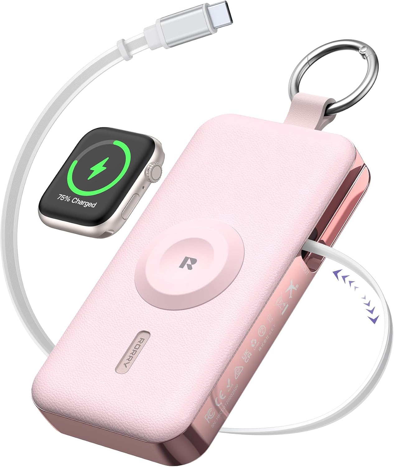 RORRY CHARMGO CARGADOR PORTÁTIL 3 EN 1 IPHONE POWER BANK PARA APPLE - 1