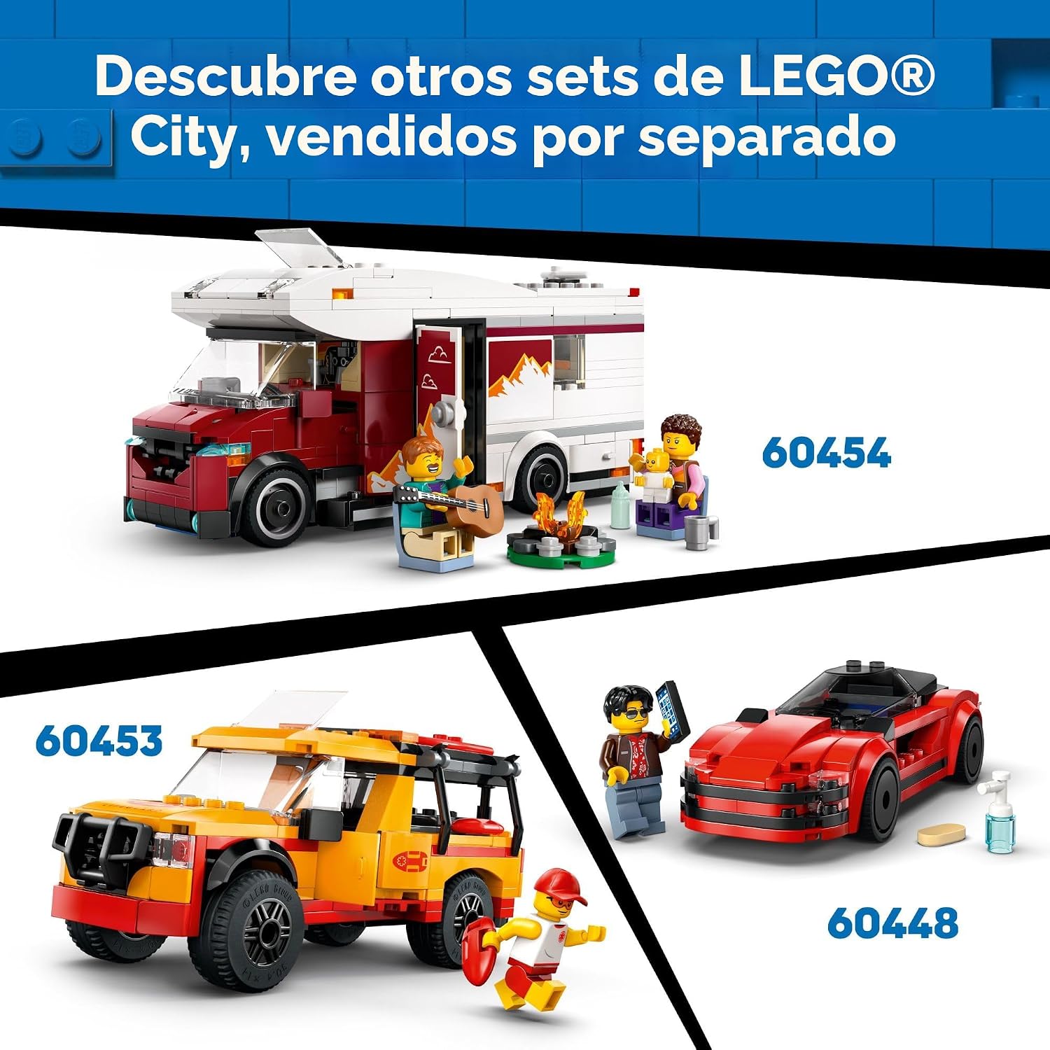 LEGO CITY OFF-ROAD - CAMIÓN DE MONTAÑA DE JUGUETE 4X4 JUEGO DE JUGUETES DE CONSTRUCCIÓN PARA NIÑOS, NIÑOS Y NIÑAS, A PARTIR - 7