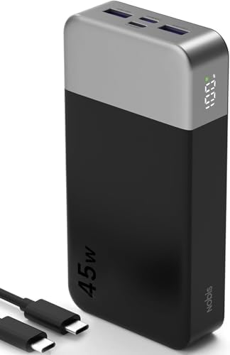 NOBIS 45W 20000MAH CARGADOR PORTÁTIL BANCO DE ENERGÍA CARGA RÁPIDA - 7