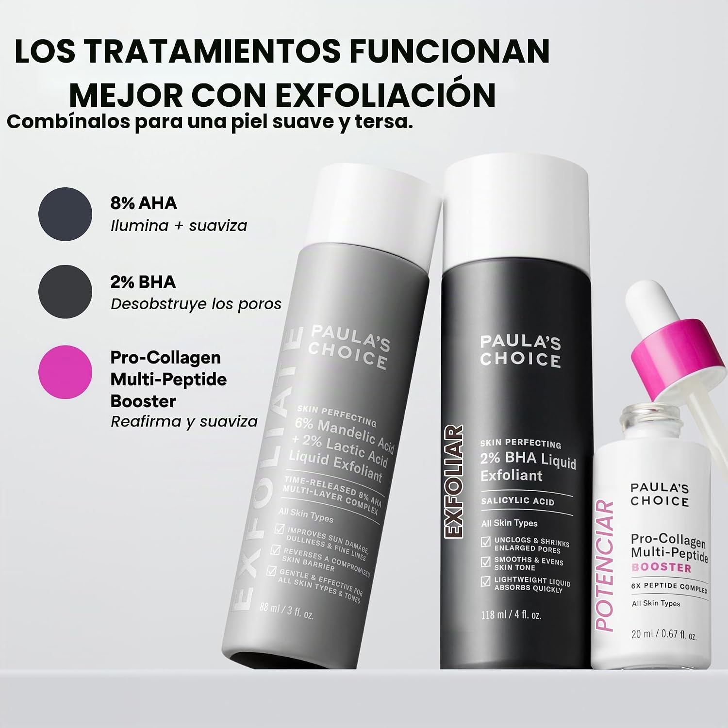 PAULA S CHOICE PRO-COLLAGEN MULTI-PEPTIDE BOOSTER FACE SÉRUM FACIAL CONCENTRADO, 0.67 ONZAS LÍQUIDAS - 7