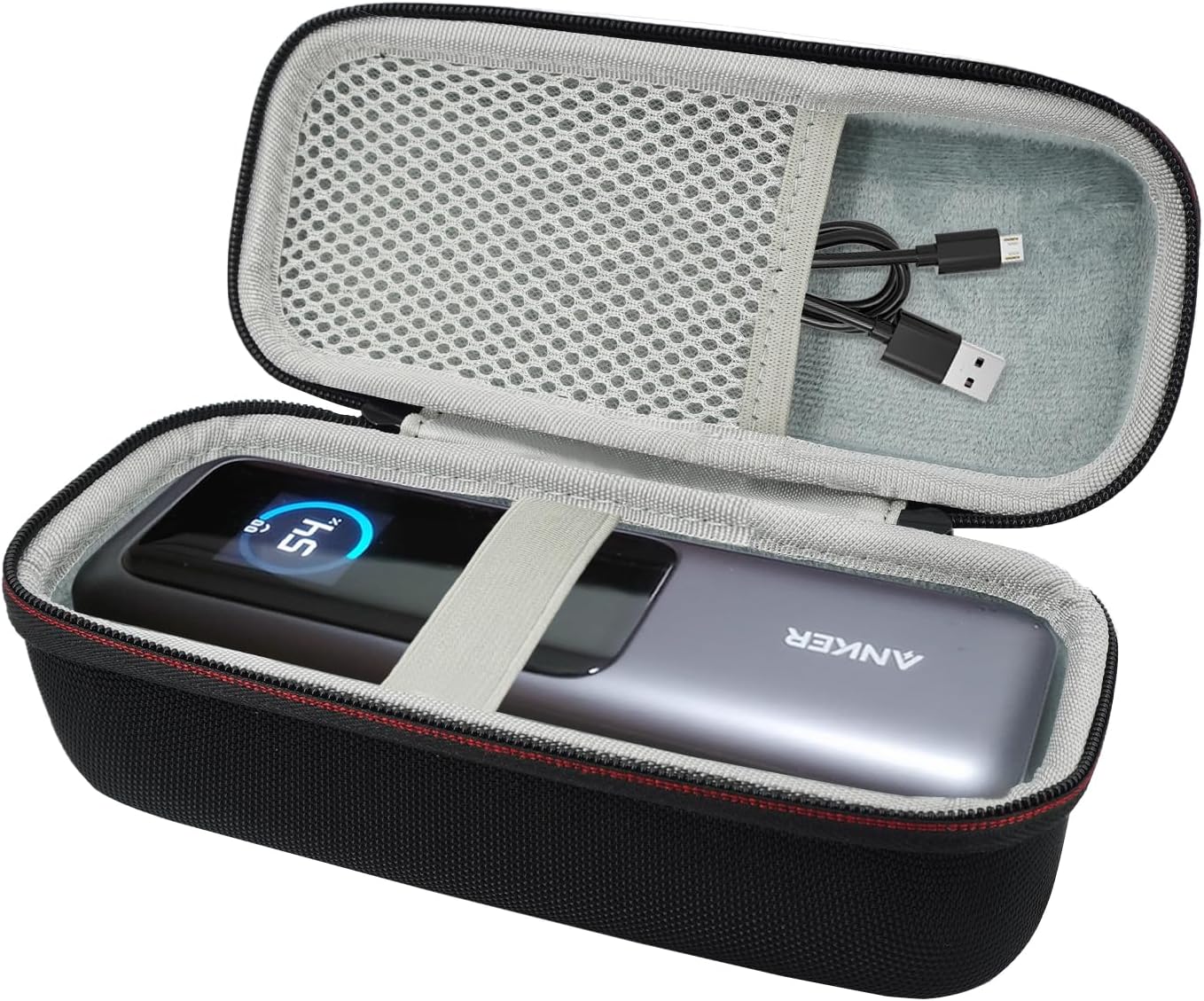 ESTUCHE RÍGIDO DE VIAJE PARA PORTÁTIL ANKER POWER BANK 25,000MAH CAJA DE TRANSPORTE PARA PRIME 27,650MAH 250W Y 737 24000MAH - 1