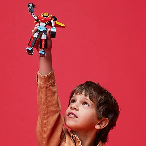 LEGO CREATOR 31124 - KIT DE CONSTRUCCIÓN DE SÚPER ROBOT 3 EN 1, LOS NIÑOS PUEDEN CONSTRUIR UN ROBOT DE JUGUETE O UN DRAGÓN - 7