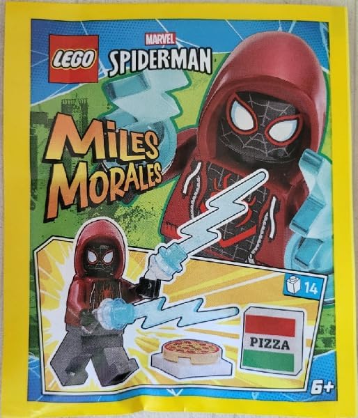 LEGO MARVEL SUPERHEROES: MILES MORALES MINIFIGURE PIZZA DELIVERY - A PARTIR DE 6 AÑOS - 2