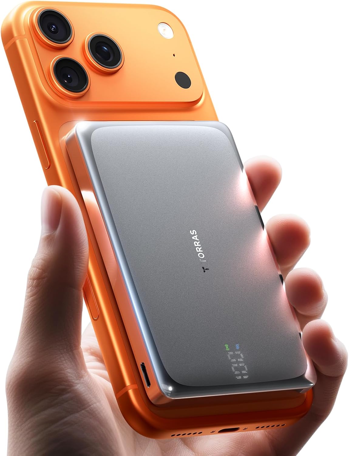 TORRAS MINIMAG PRO - CARGADOR PORTÁTIL CON BATERÍA MAGNÉTICA DE 10000 MAH 15 W PARA IPHONE 17/16/15/14/13/12, CARGADOR - 1
